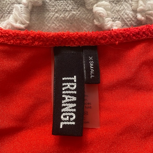 TRIANGL Red Bikini Bottoms Size XS - Picture 3 of 3